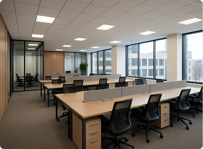 Офисные помещения от 20-34 метров квадратных